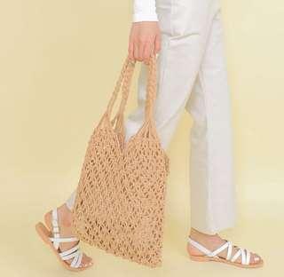 Woven Bag without Lining Shoulder Bag