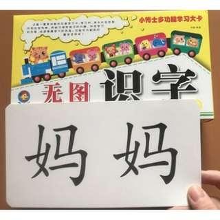 Chinese Flashcard | 儿童识字卡片* Simplified Chinese|HYPY**age 3-6岁