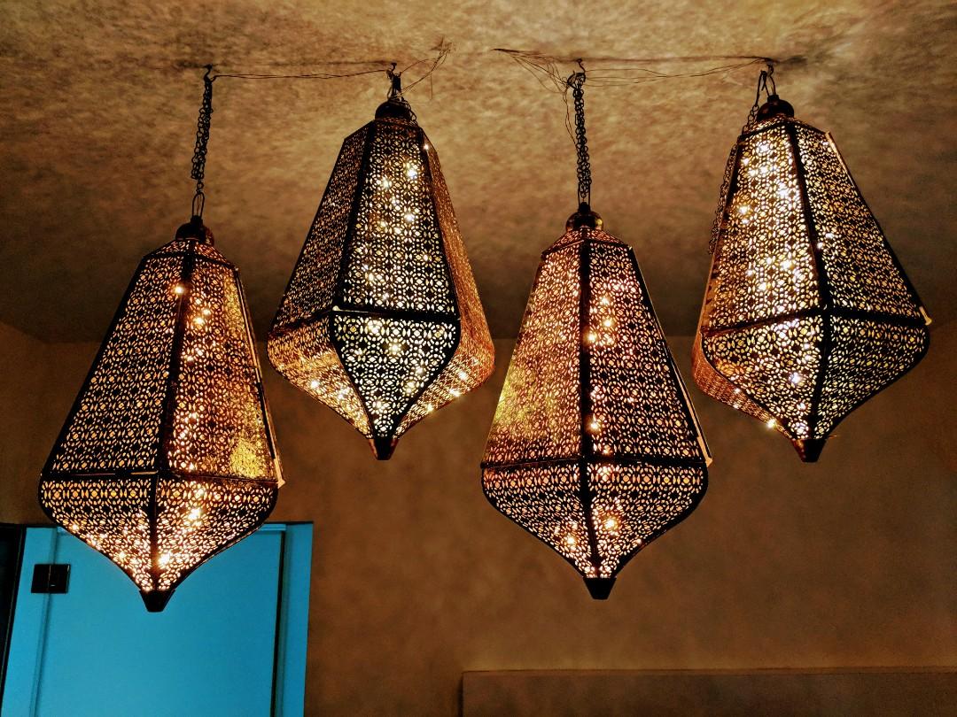 4 One Of A Kind Mughal Filigree Lamps For Collector S Item 4 One Of A Kind Mughal Filigree Lamps