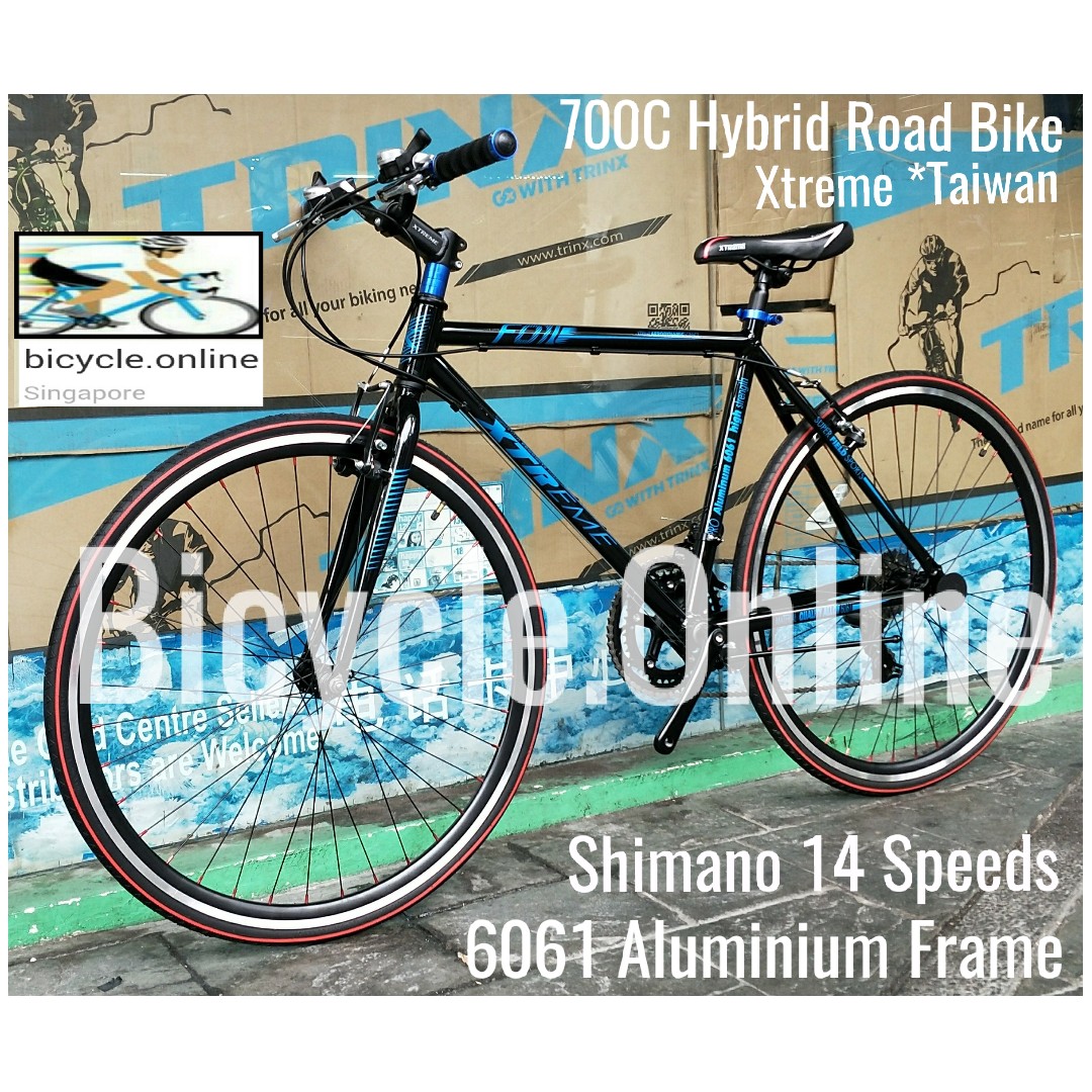 lightweight aluminium road bike