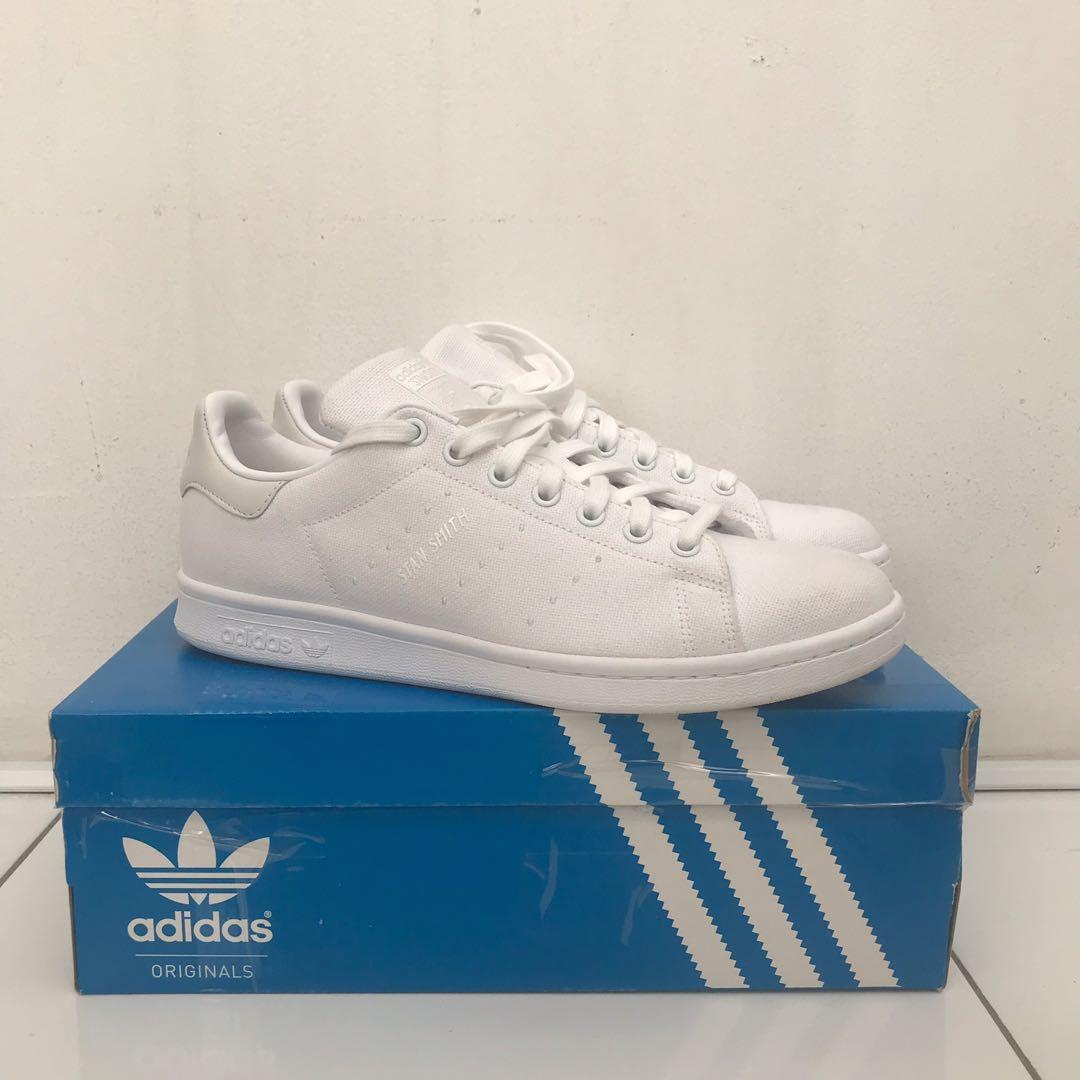 Stan smith canvas white store