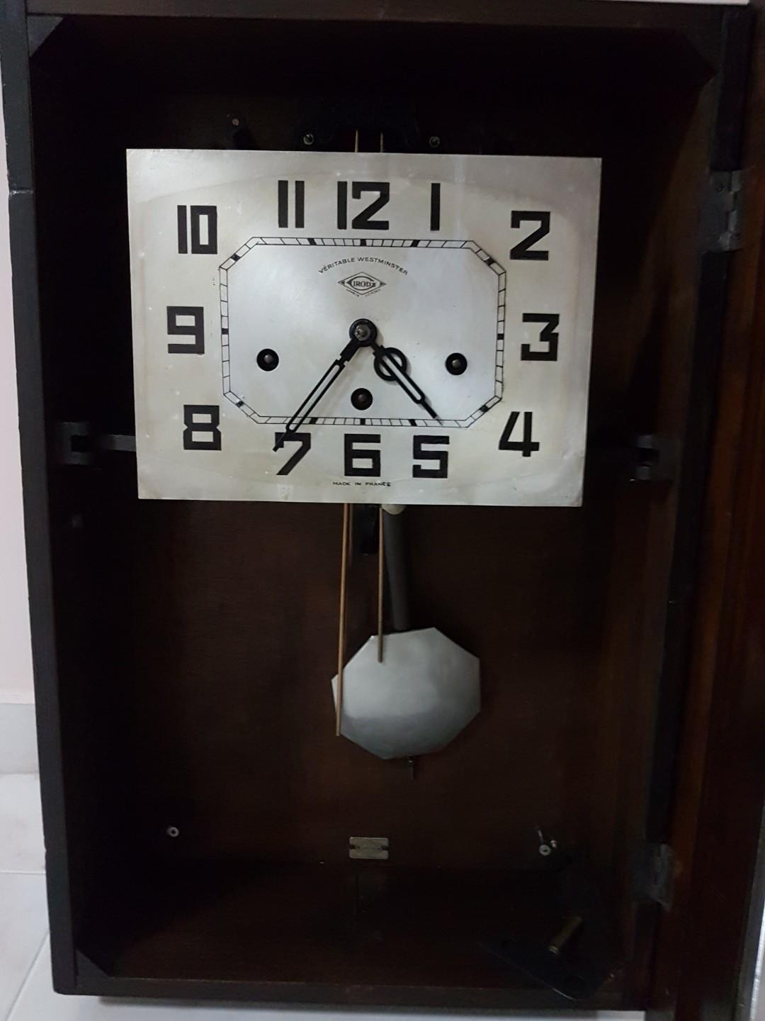 Antique Vintage Wall Clock Veritable Westminster, Hobbies & Toys