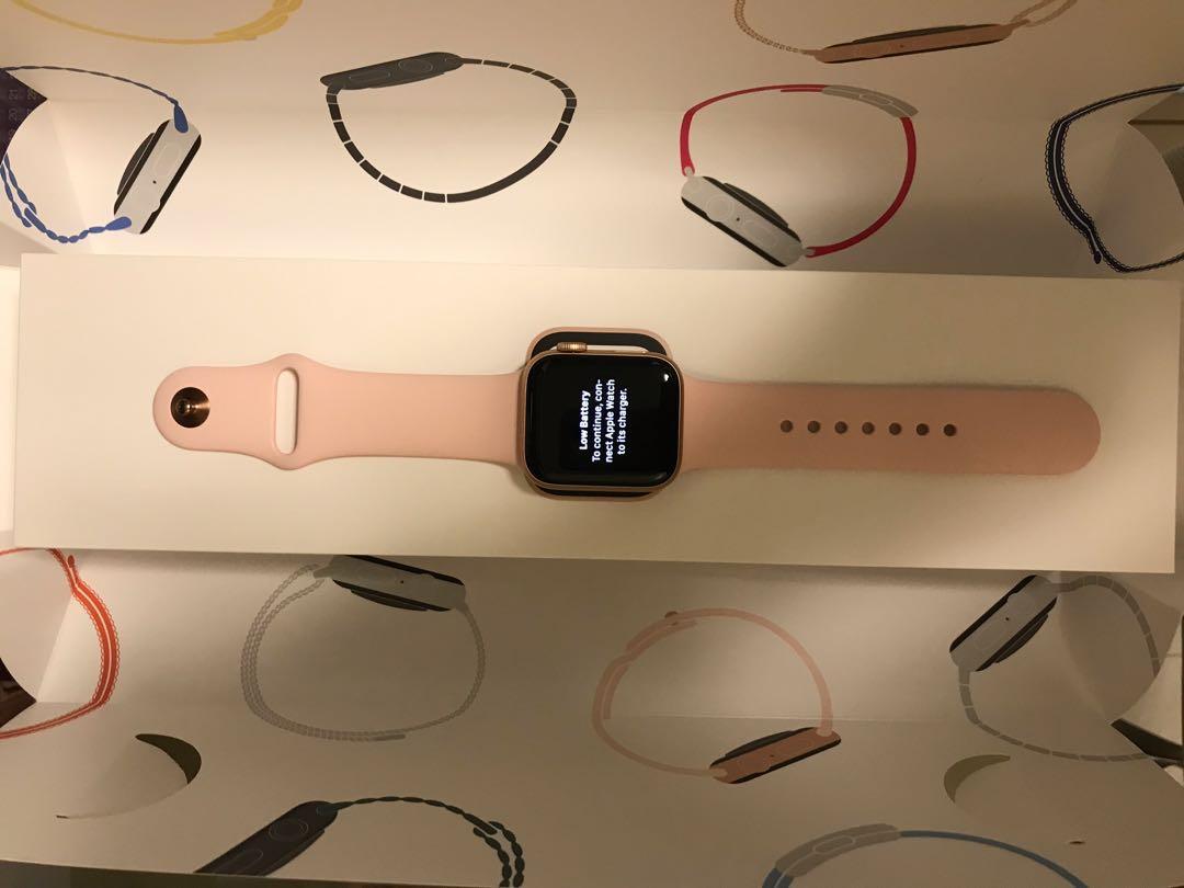 apple watch series 4 40mm gold gps