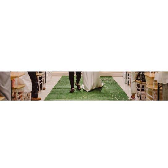 Astro Turf Wedding Aisle Runner For Rent *reduced price!*, Furniture