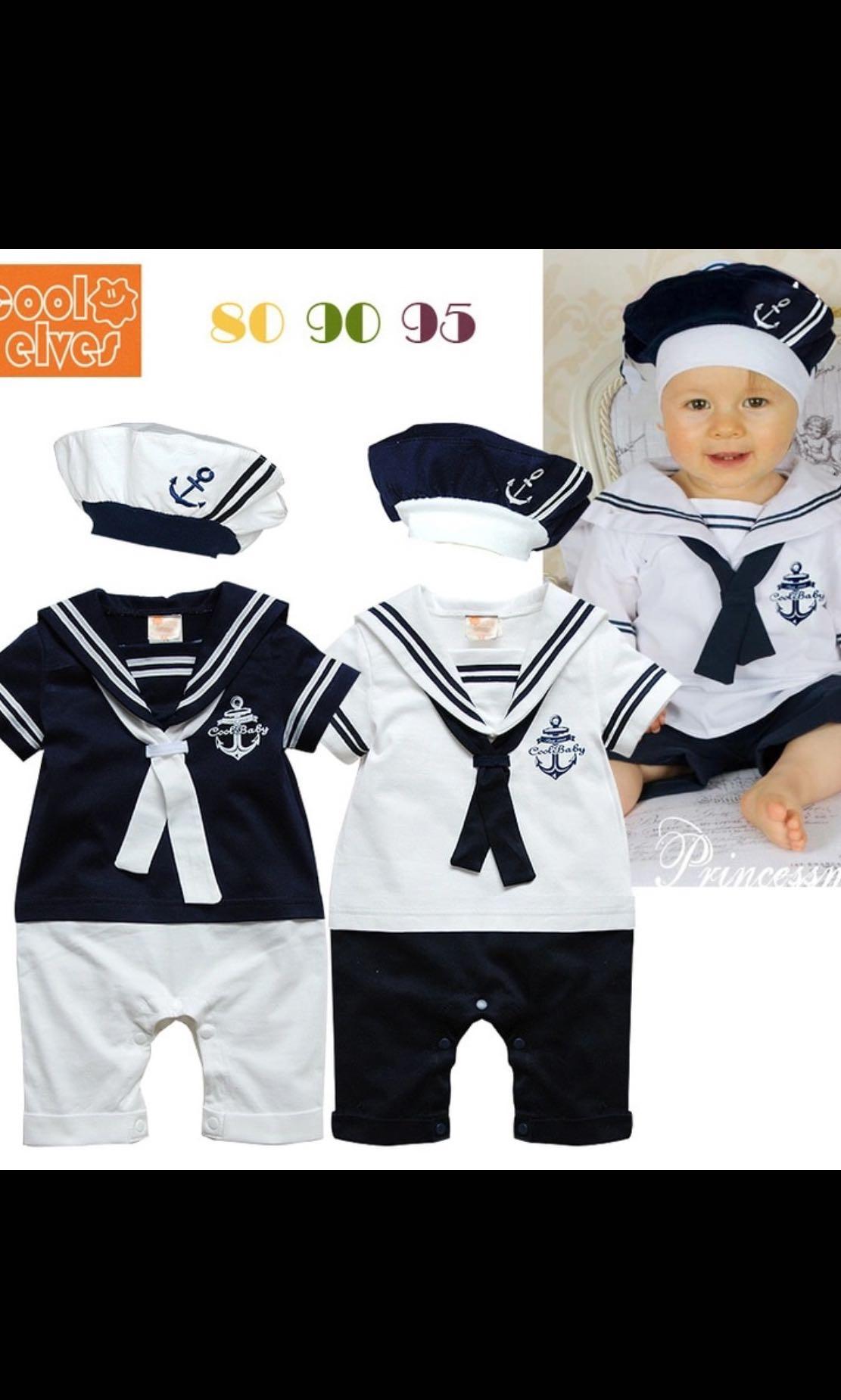 baby girl sailor romper