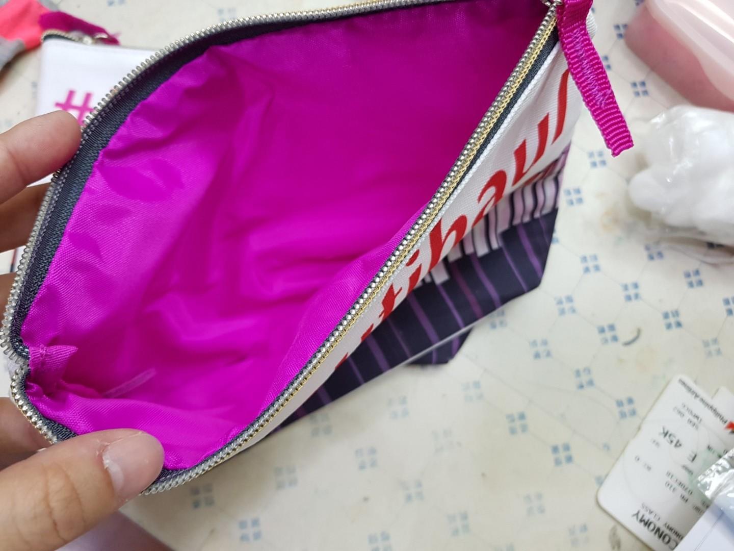Lipstick Print Make Up Canvas Pouch (Category: Makeup) located in Pasig City. Submitted by clothesandthings_ (Listing ID 210383827, Image 2). Description: Canvas material.