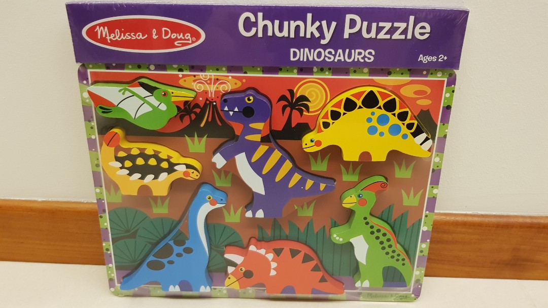 melissa and doug chunky dinosaur puzzle