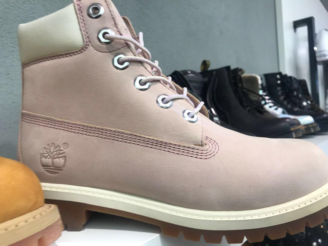 timberland pale pink