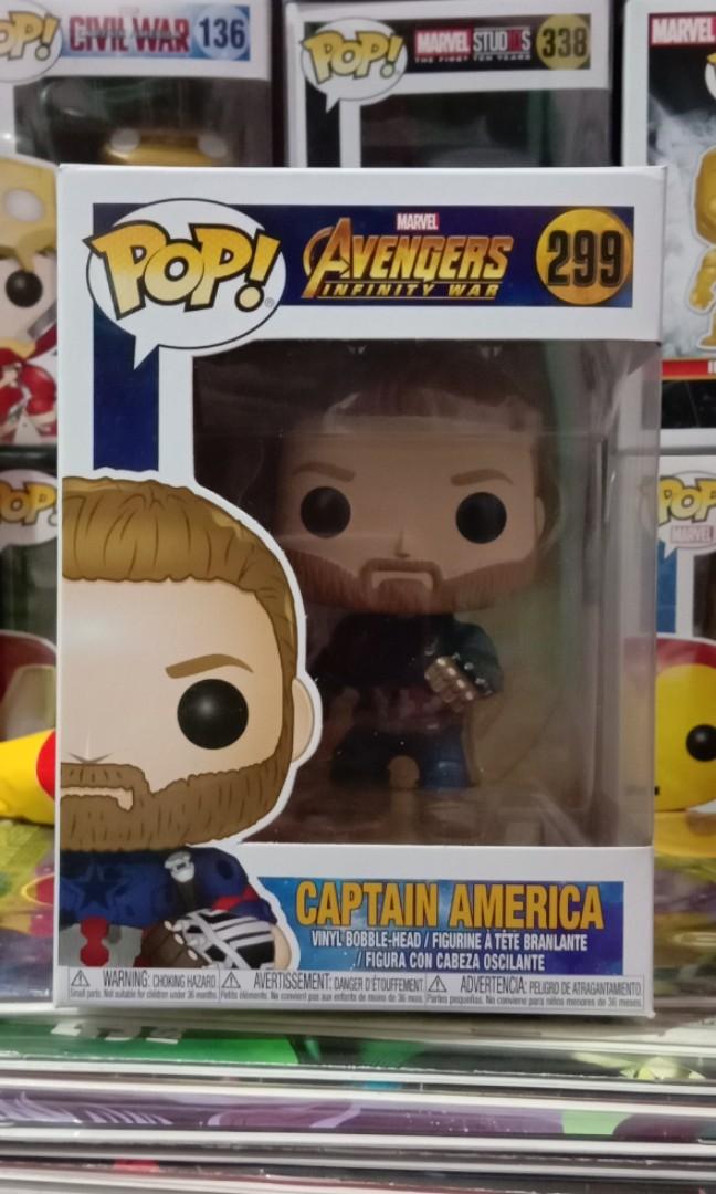 funko pop captain america infinity war walmart exclusive