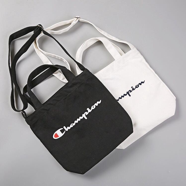 Champion Canvas Tote Sling (White 
