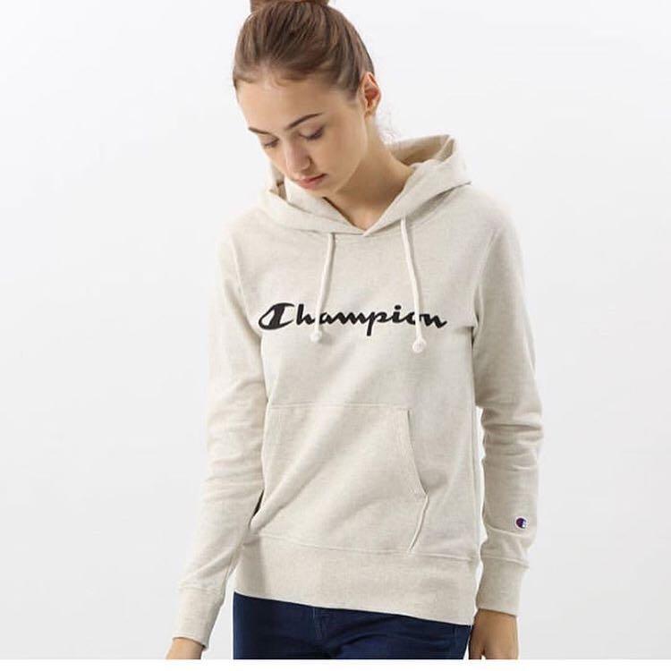 womens cream champion hoodie