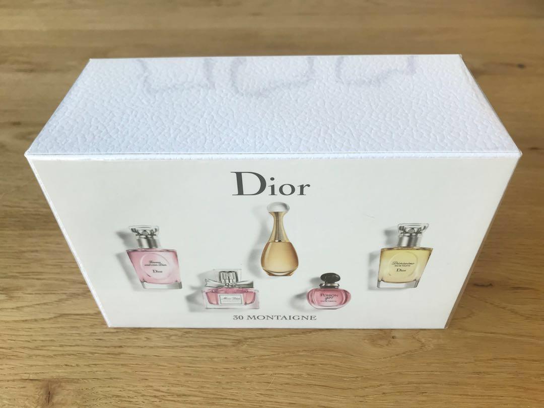 Christian Dior 30 Montaigne 5-Piece Miniature Fragrance Collection ...