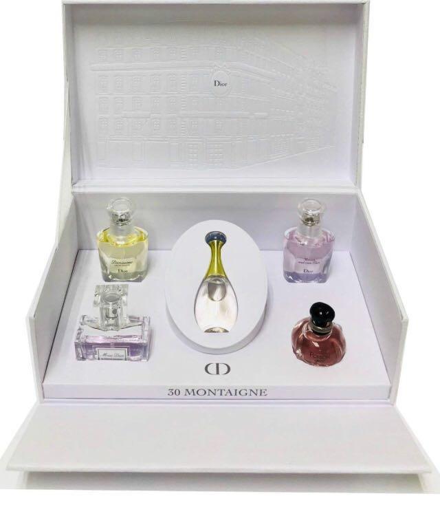 Christian Dior 30 Montaigne 5-Piece Miniature Fragrance Collection ...