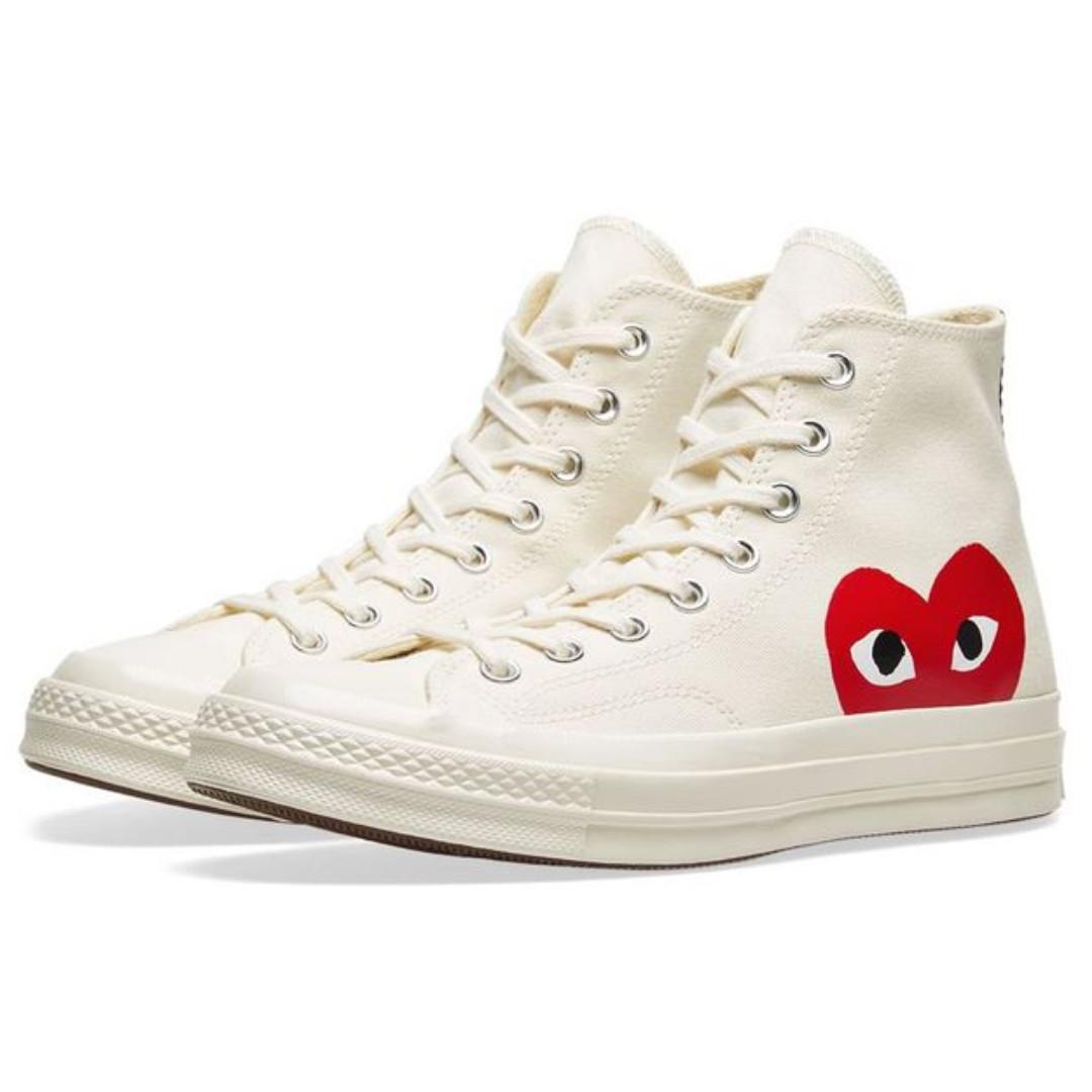 comme des garcons play x converse chuck taylor 1970s hi