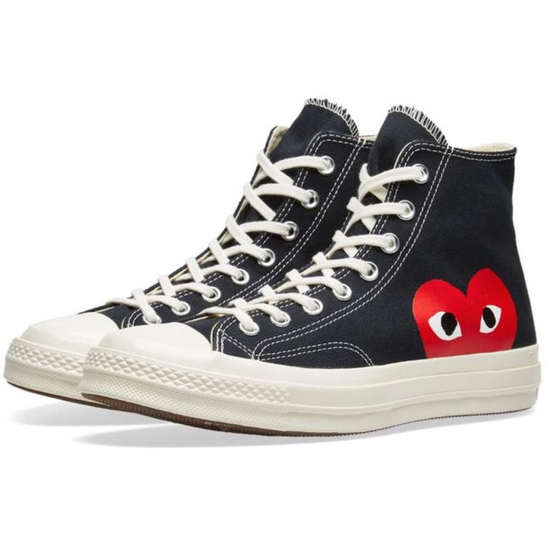 comme des garcons play x converse chuck taylor 1970s hi