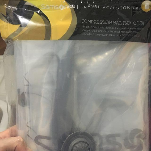 samsonite compression bags