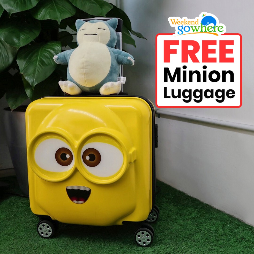 away minion luggage