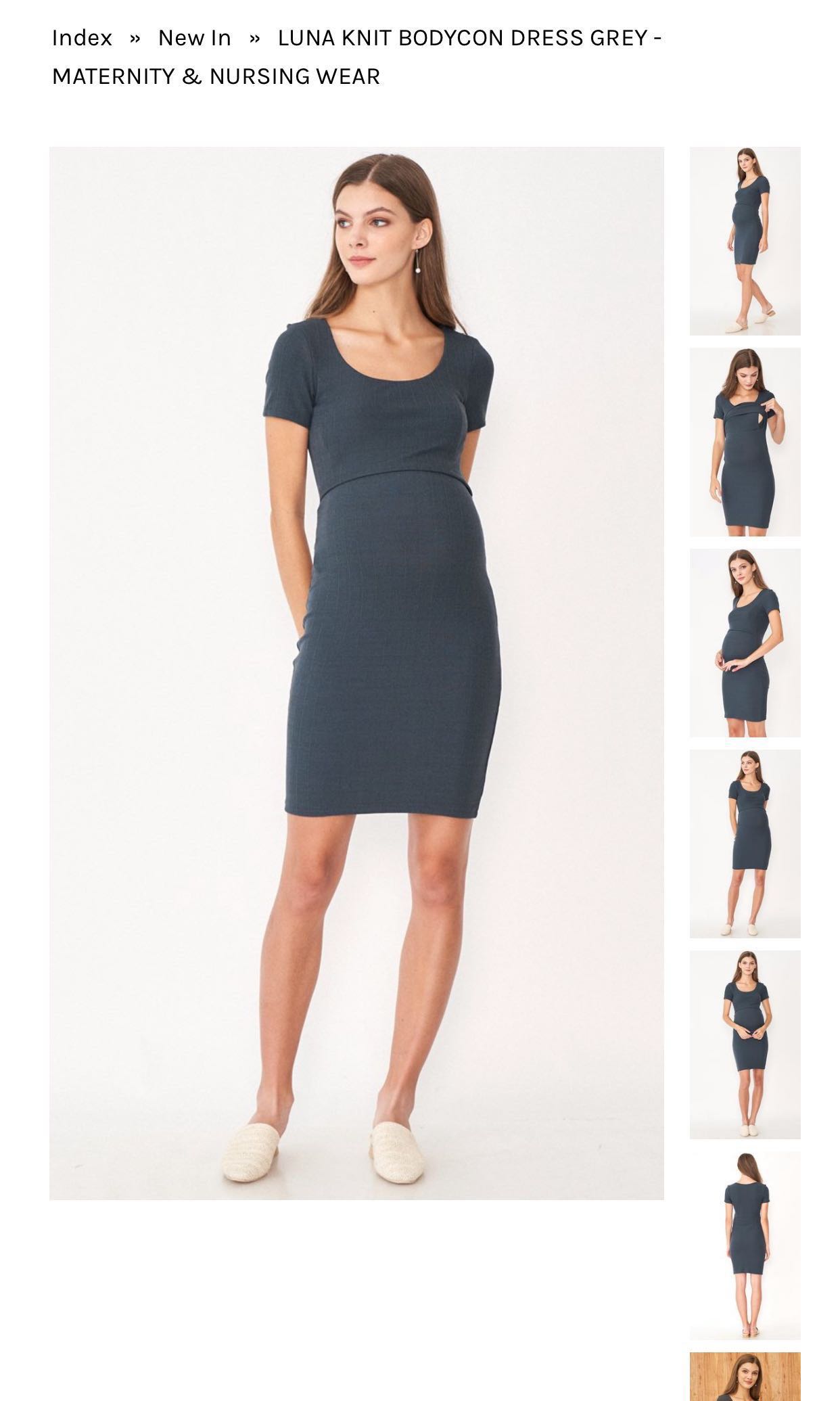 nursing bodycon dress