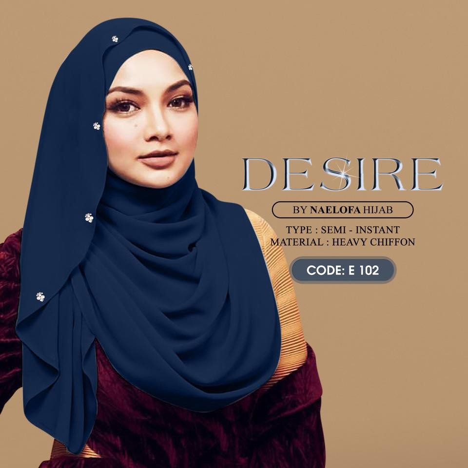 Desire Naelofar Hijab Womens Fashion Muslimah Fashion On Carousell