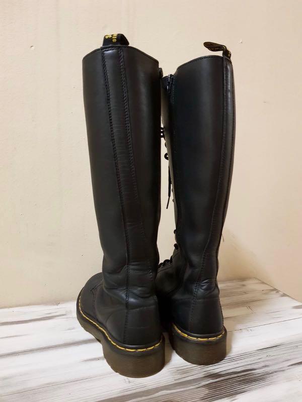 Dr Martens tall combat boots, Women's 