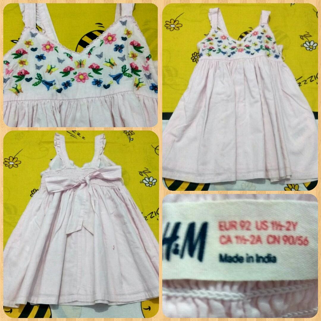Dress H M Pink Babies Kids Girls Apparel 1 To 3 Years On