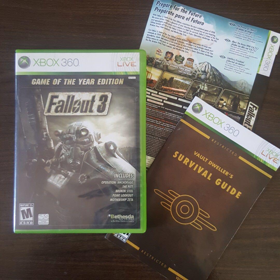 FALLOUT 3 *Game Of The Year Edition* (Category: PlayStation) located in Makati City. Submitted by dorkstop (Listing ID 157644656, Image 1). Description: *Game Of The Year Edition* FALLOUT 3 XBox 360 Game - Used - CD is in great condition (10/10) - NO damage or scratch on CD (as seen on pic) RFS: Switched to PS4 Price: PHP 500 + SF Shipping: 50 Manila/100-150 Provincial MOP: BDO/BPI/Cebuana/Palawan Meet Ups: Can be arranged for sure buyers as long