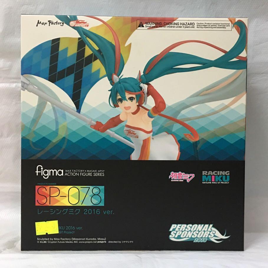 [未開封]figma SP-078レーシングミク 2016 Ver. Racing Miku 2016 Ver. VOCALOID figma No.SP-078 Female Figure