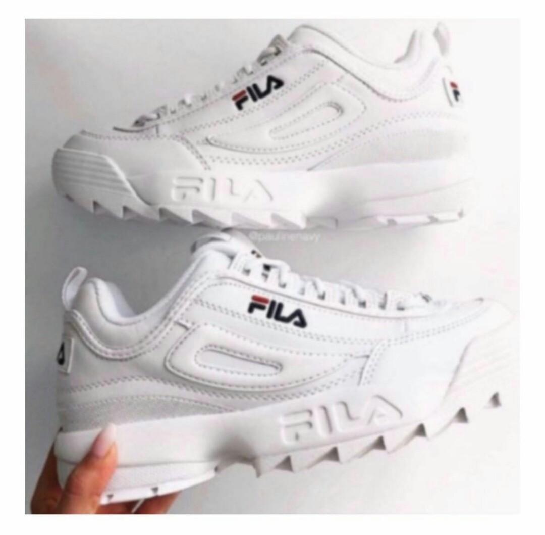 fila disruptor total white