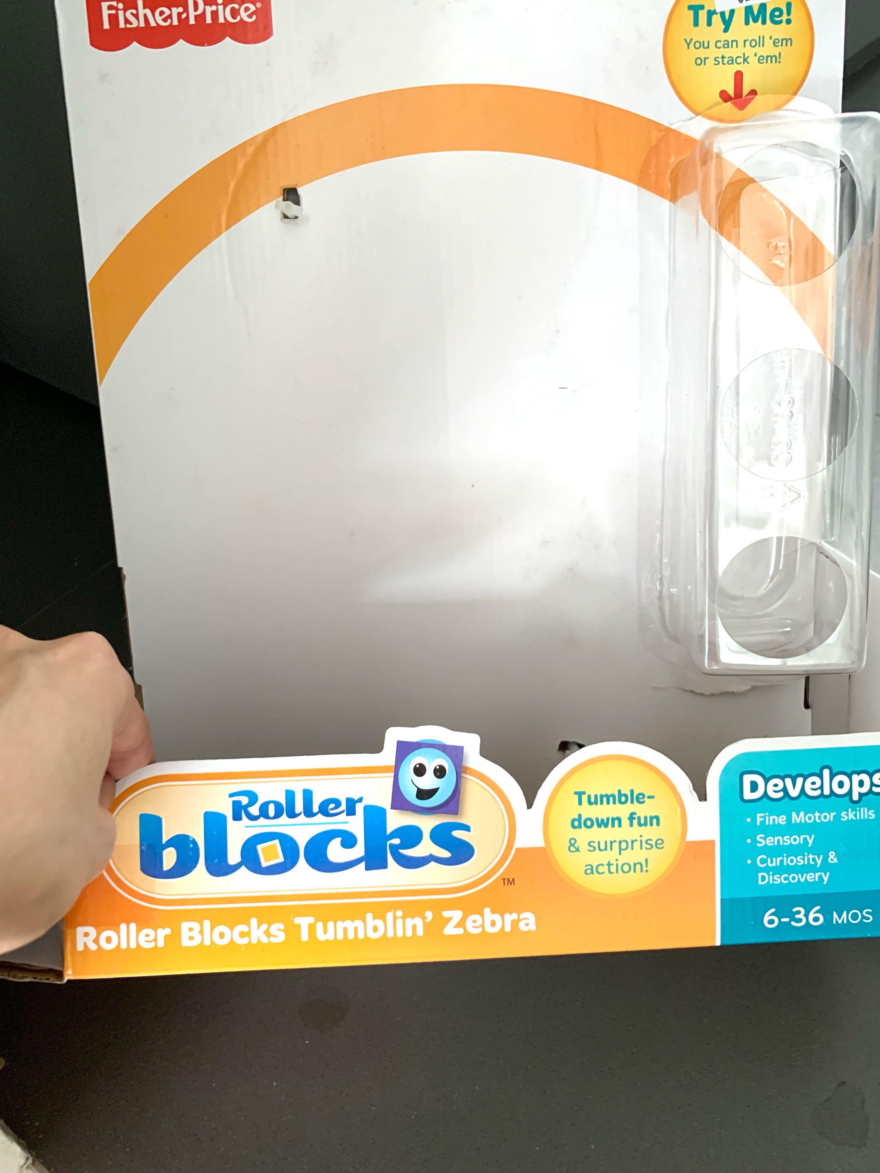 Fisher price Roller Blocks Tumbling Zebra Toy , Hobbies & Toys, Toys ...