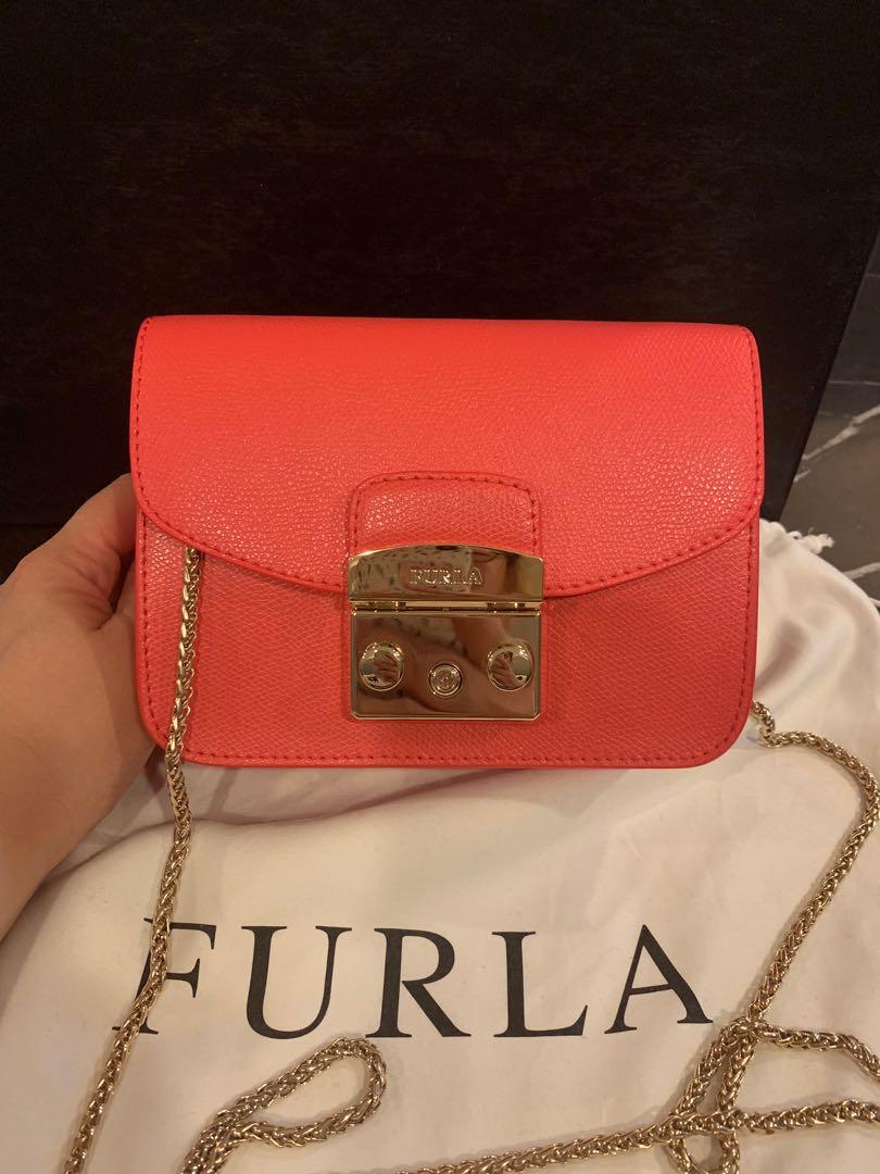 Furla Metropolis in pink coral Women s Fashion Bags Wallets