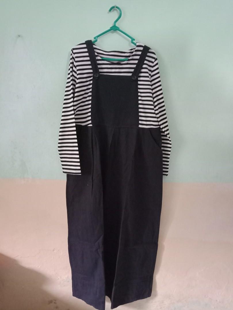 Gamis Overall Women S Fashion Muslim Fashion Dresses On Carousell