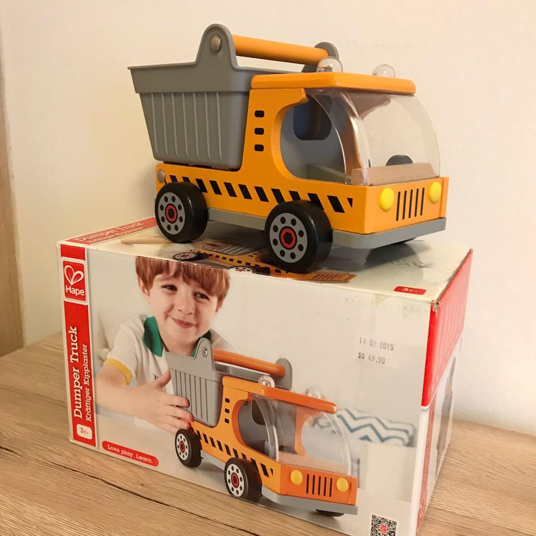 hape dumper truck