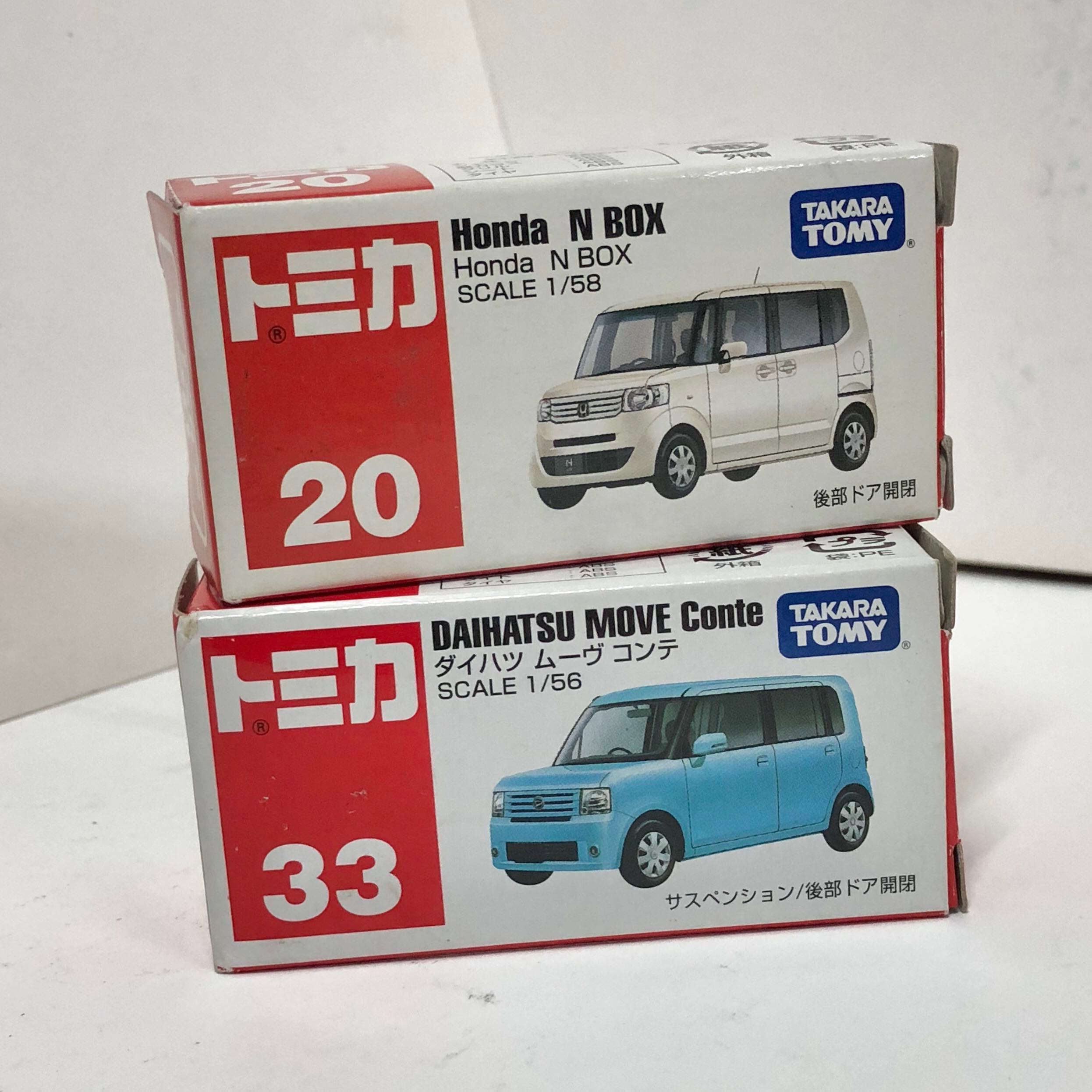 Honda N Box 舊版鬼面罩 Daihatsu Move Conte 33 共兩架tomica Tomy 車仔 玩具 遊戲類 玩具 Carousell Honda N Box 舊版鬼面罩 Daihatsu Move Conte 33 共兩架tomica Tomy 車仔 玩具 遊戲類 玩具 Carousell
