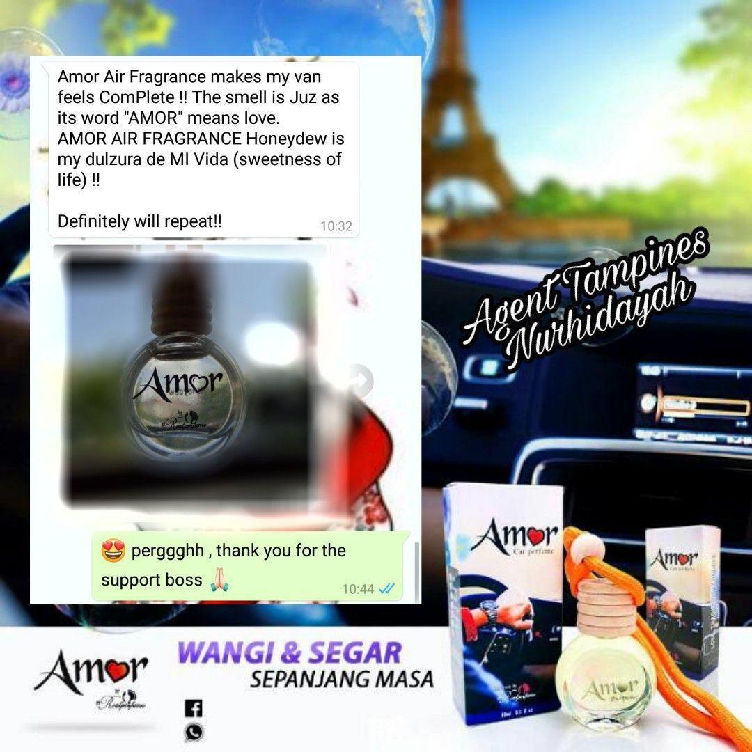 Instock Amor Air Fragrance For Car Perfume Cupboard Fragrance Women S Fashion Muslimah Fashion On Carousell