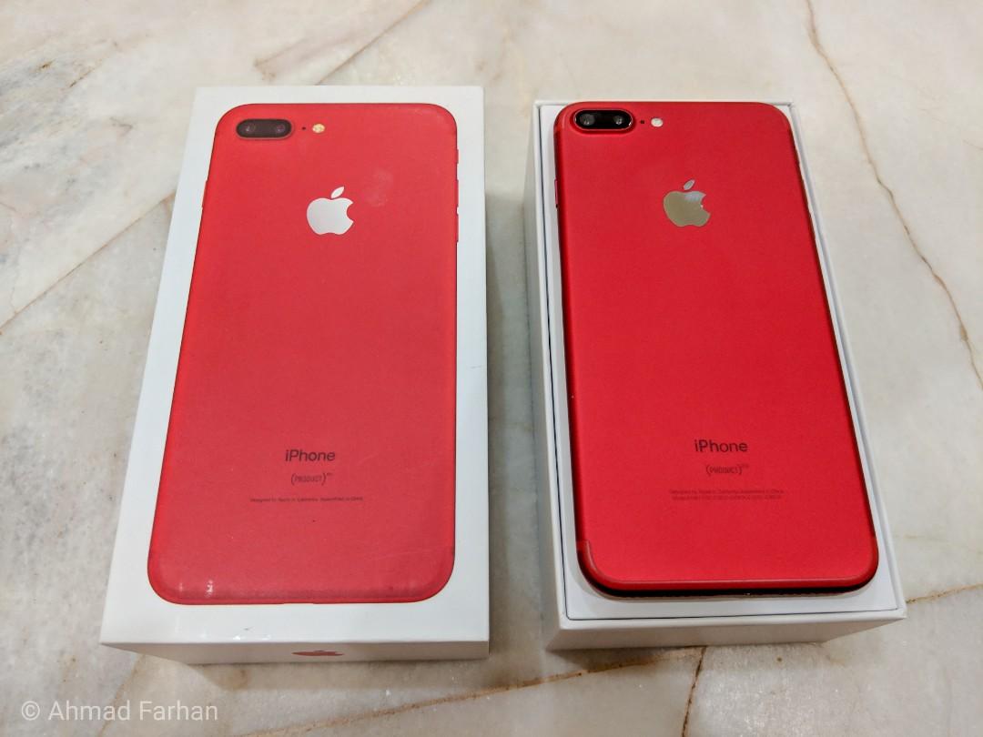 Iphone 7plus Red Edition 128gb Ll Set Mobile Phones Tablets Iphone Iphone 7 Series On Carousell