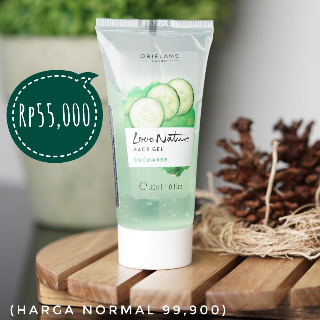 Jual Murah Love Nature Cucumber Face Gel Kesehatan Kecantikan Kulit Sabun Tubuh Di Carousell Love nature cucumber dari oriflame ada 3 jenis: