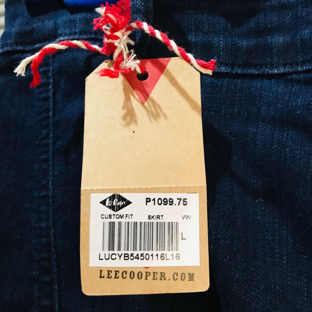 lee cooper denim skirt