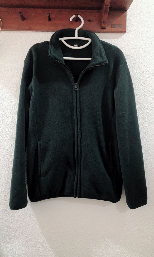 dark green fleece
