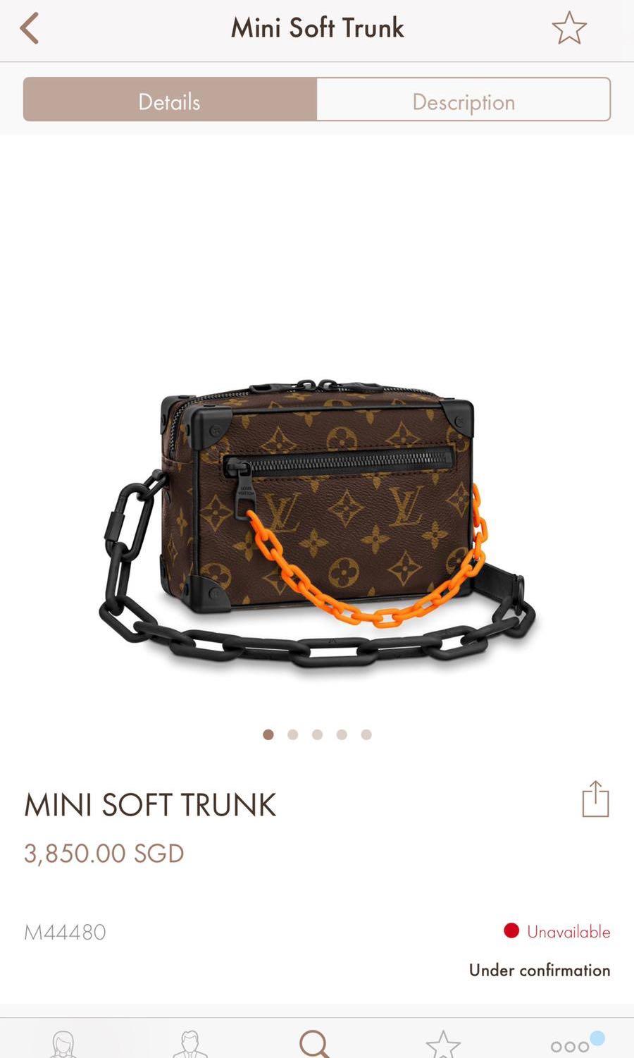 Louis Vuitton 2019 SS Mini Soft Trunk