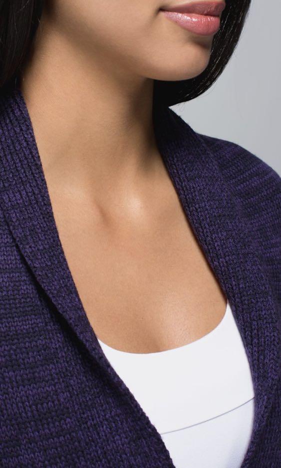 Lululemon Wrap It Up Merino Wool Sweater 4 Women S Fashion Clothes Outerwear On Carousell