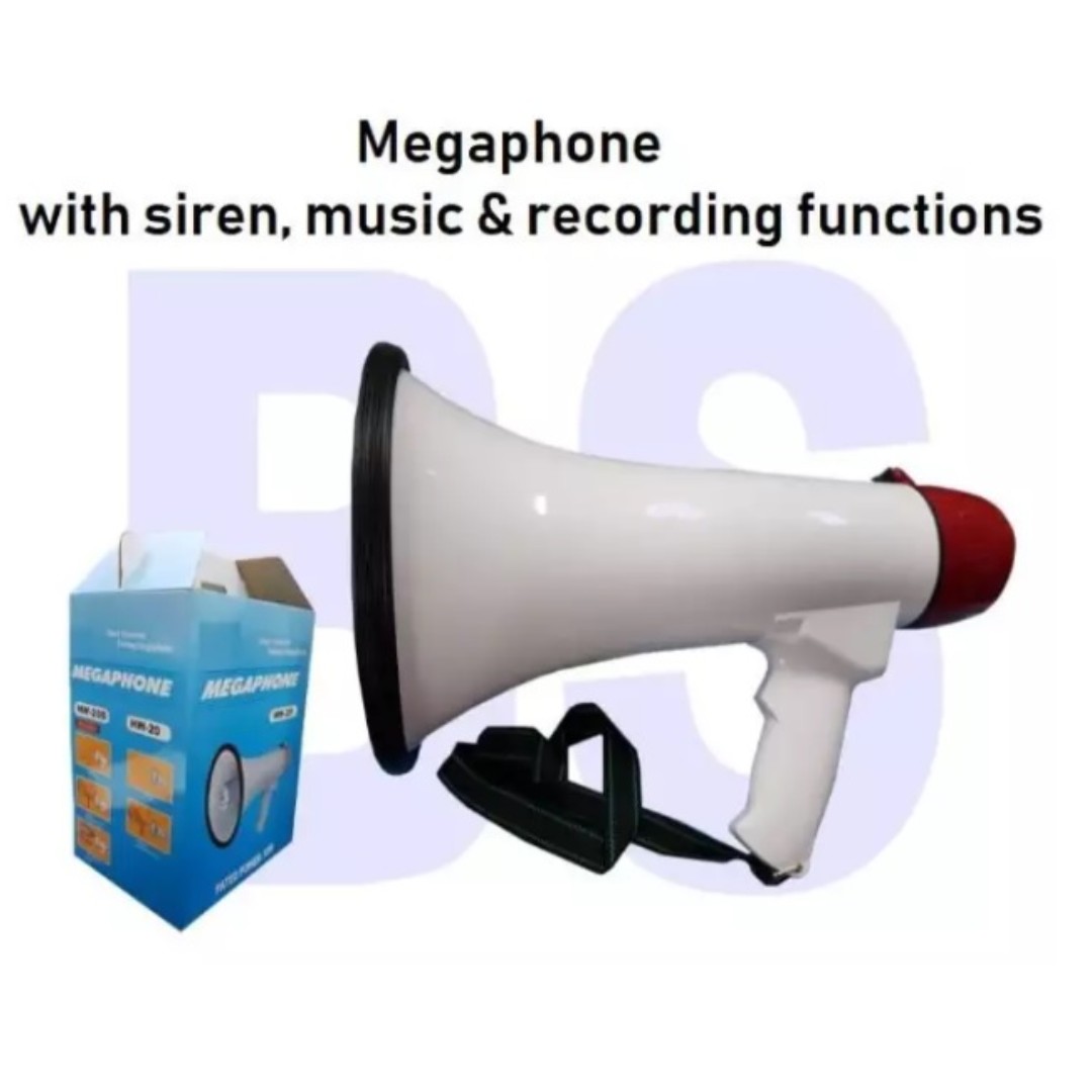 Megaphone / Loud Hailer (recording, music & siren function), Everything