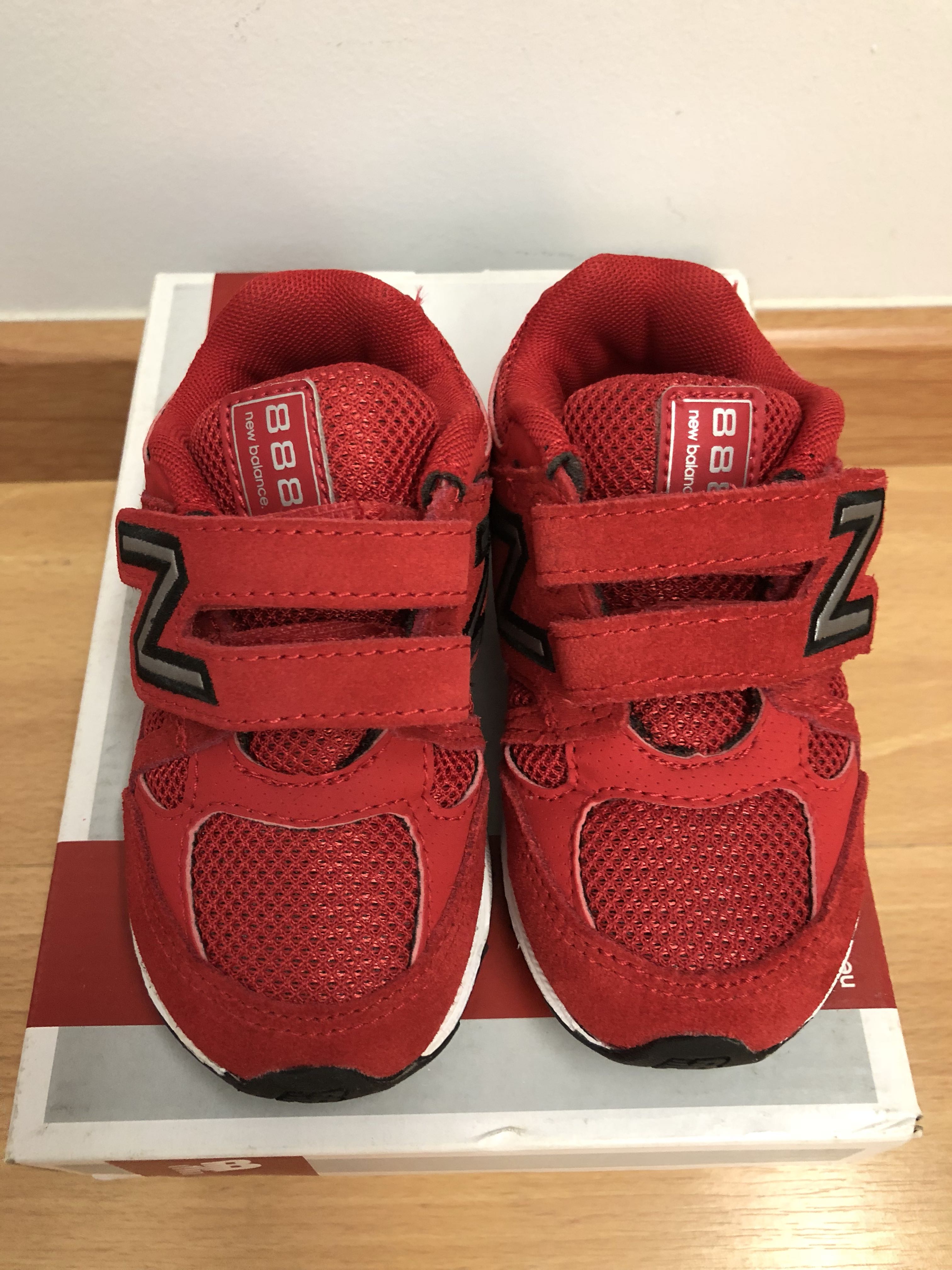 red sneakers new balance