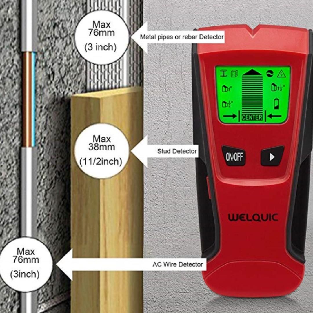 P14 WELQUIC Stud Finder Electric Centerfinding Stud Detector with 3in