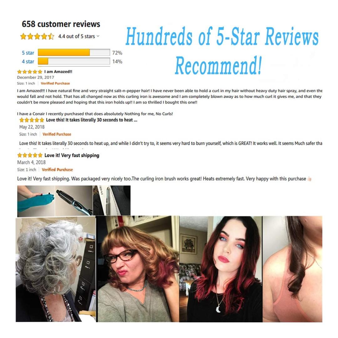 Phoebe curling iron brush reviews top