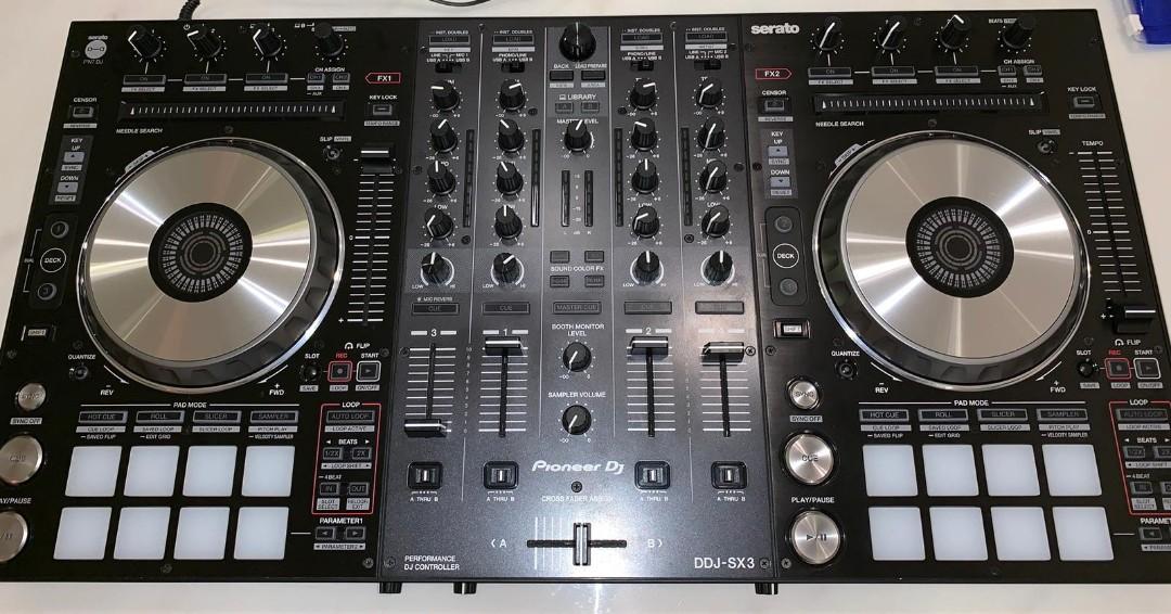 Pioneer DDJSX3 DJ Controller Bundle deal with ProX flight case and