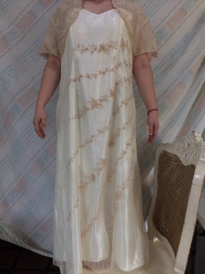 filipiniana gown for plus size