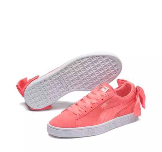 Puma women's suede bow top