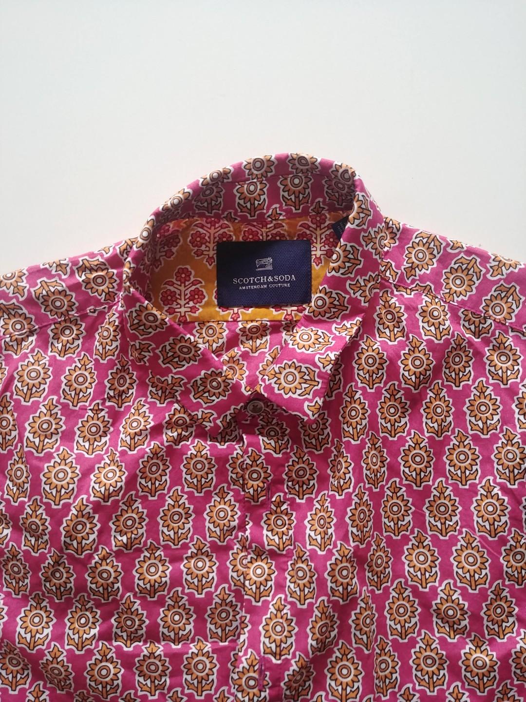 Quirky Scotch Soda Shirts Men S Fashion Clothes Tops On Carousell
