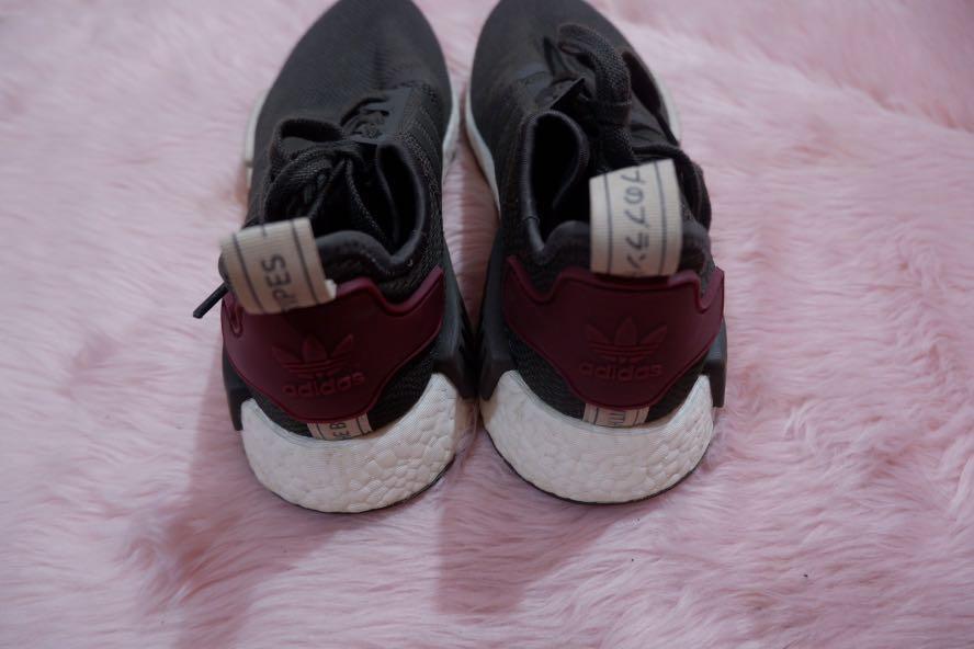 REPRICED FROM 4500 Adidas NMD R1 Olive Maroon Size 8.5