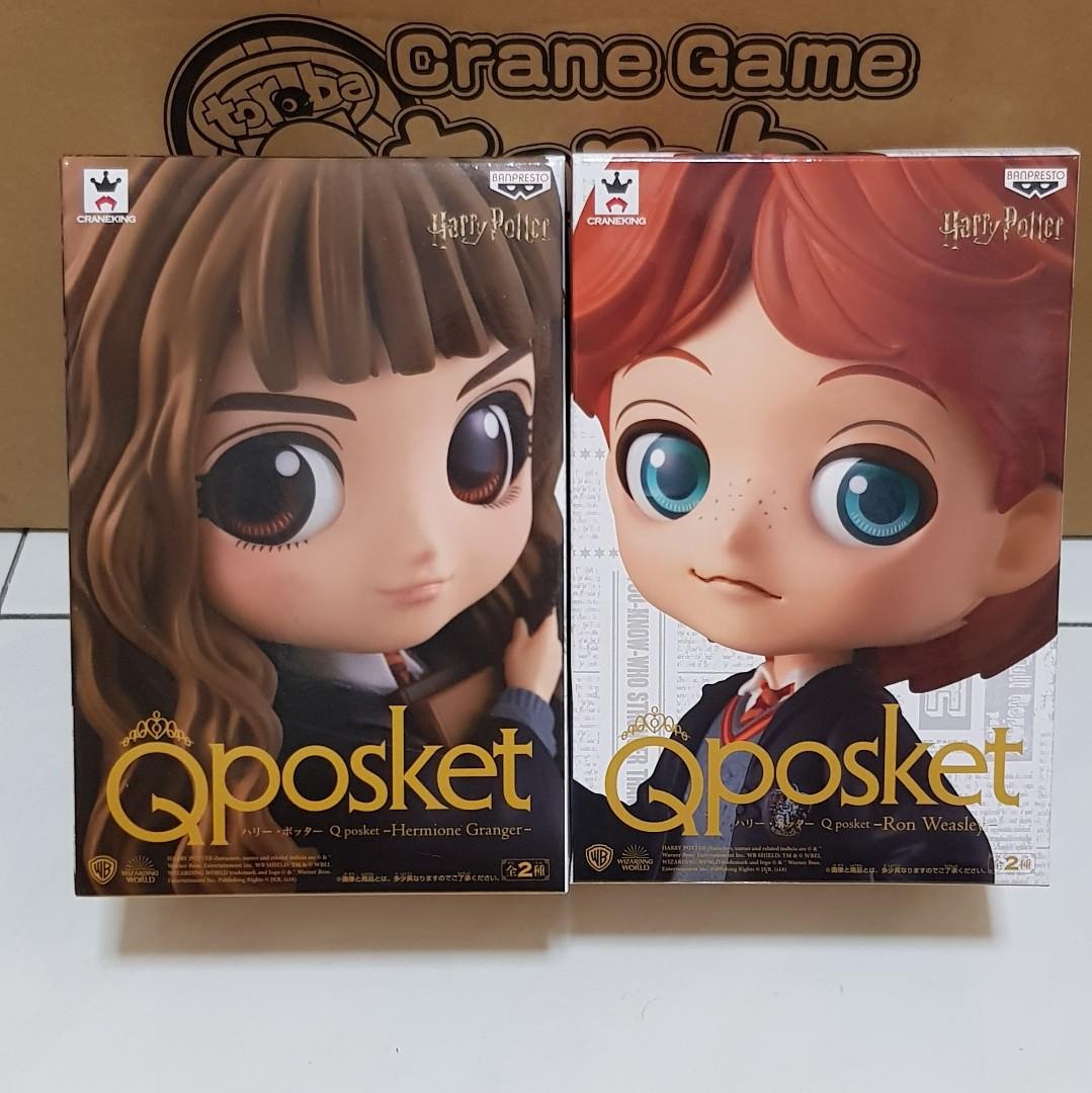 Harry Potter Hermione Granger Ron Weasley Q Posket Qposket Figure Figurine Toys Tv Movies Video Games